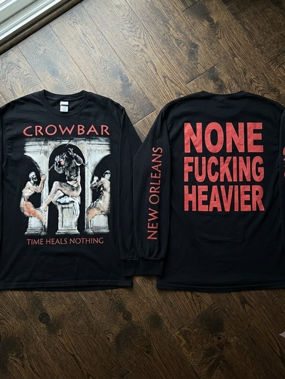 Black Short Sleeve Graphic Tee - Time Heals Nothing